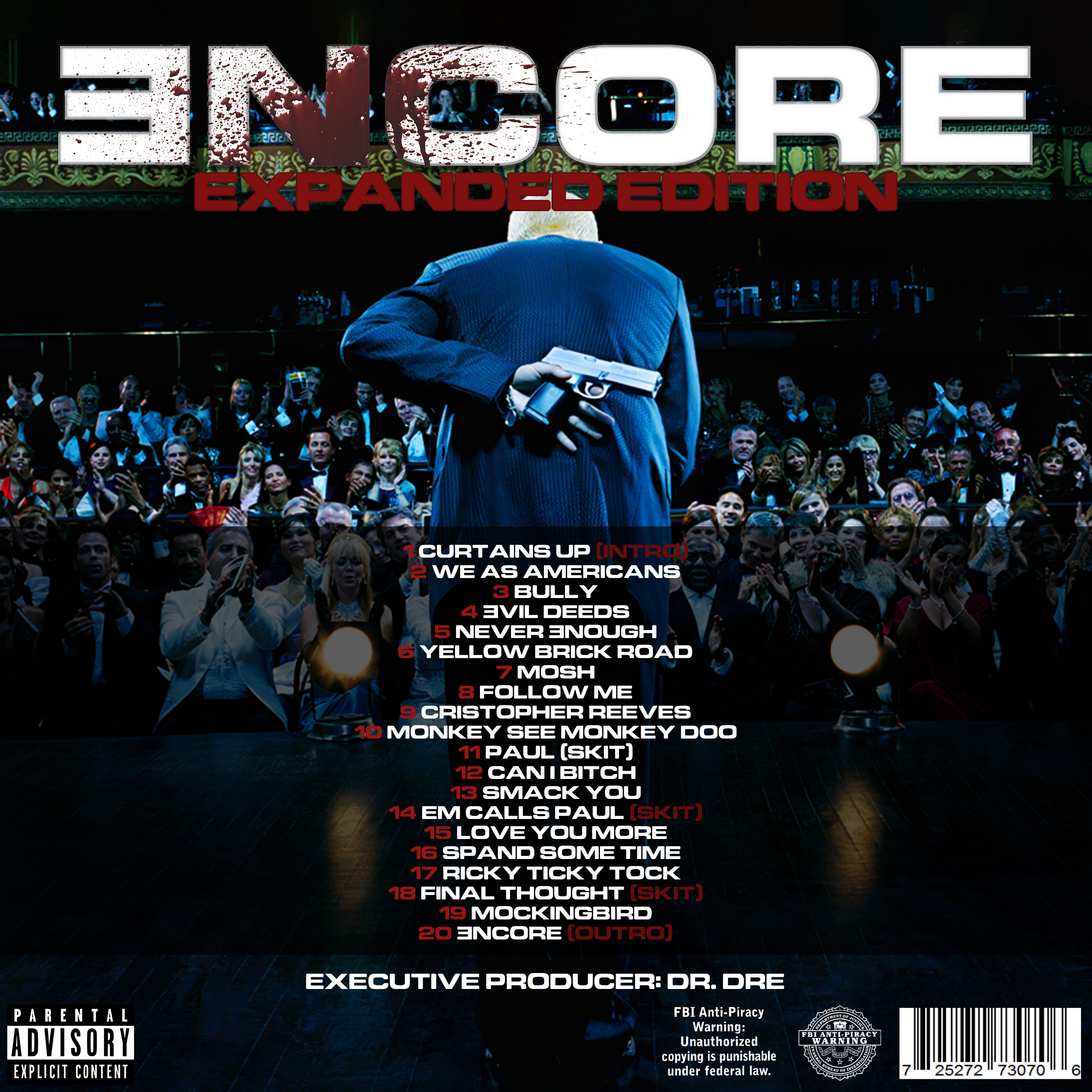 Encore Album Back Cover